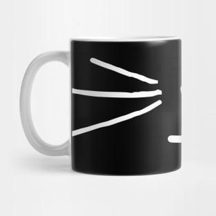 Chic Kitty Cat Whiskers Mug